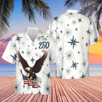 Retro Hawaii 250 Years of Freedom 1776 - 2026 Eagle Patriotic Shirt Statue Of Liberty, US Flag, Liberty Bell, 250th Anniversary Hawaiian Shirt 9I4