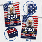 Personalized 250 Anniversary 1776 2026 USA, Patriotic Eagle Custom Name 