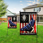 Personalized 250 Years of Blessing Flag, 1776 2026 Christian Home Decor