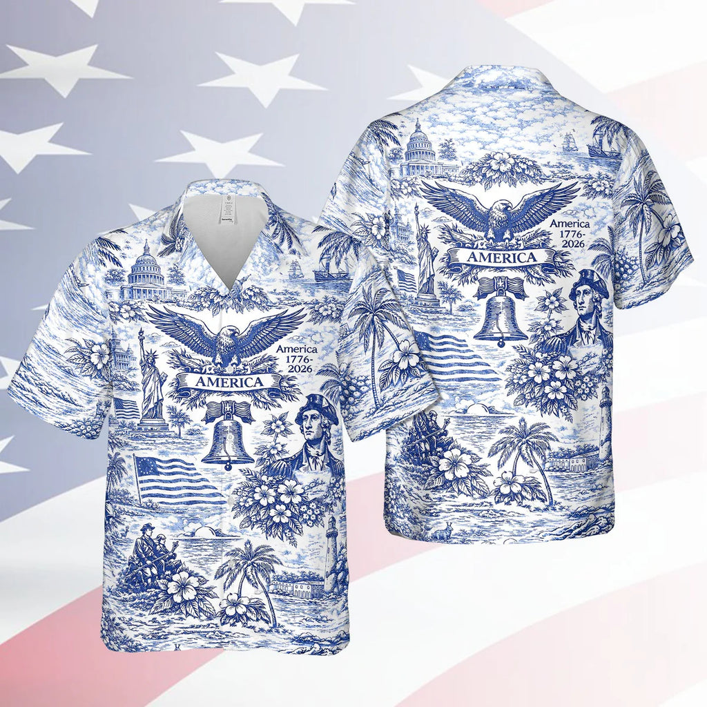 250 Years Faith And Freedom Hawaiian Shirt | US 1776–2026 Hawaiian Shirt | America AOP Hawaiian Shirt 684225