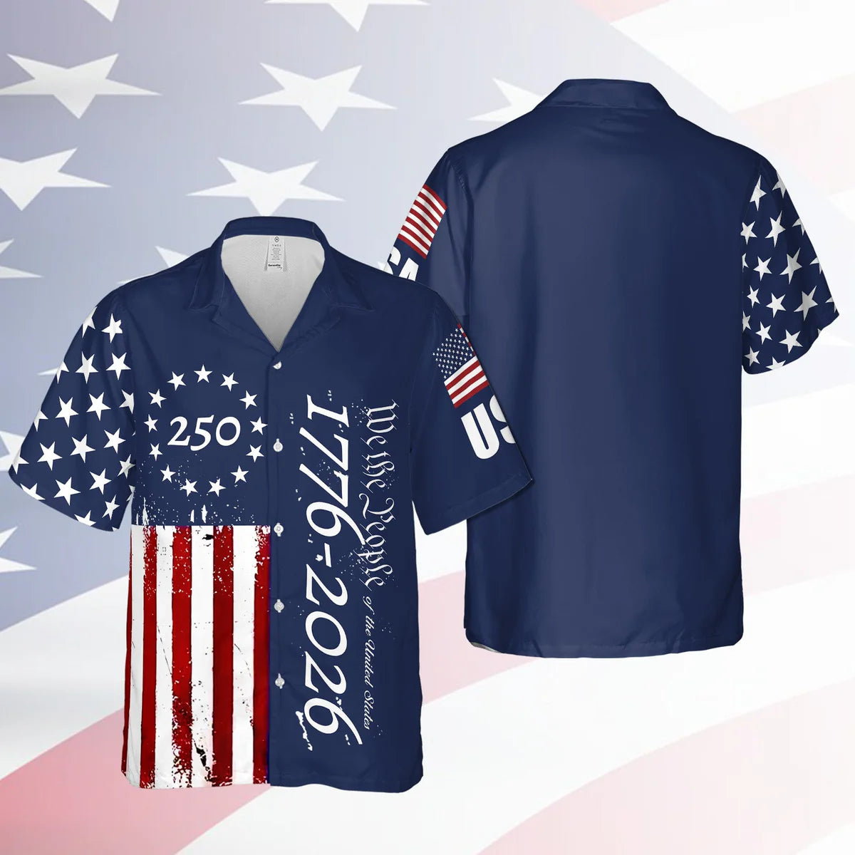 250 Years Faith And Freedom Hawaiian Shirt | US 1776–2026 Hawaiian Shirt | America AOP Hawaiian Shirt 684225