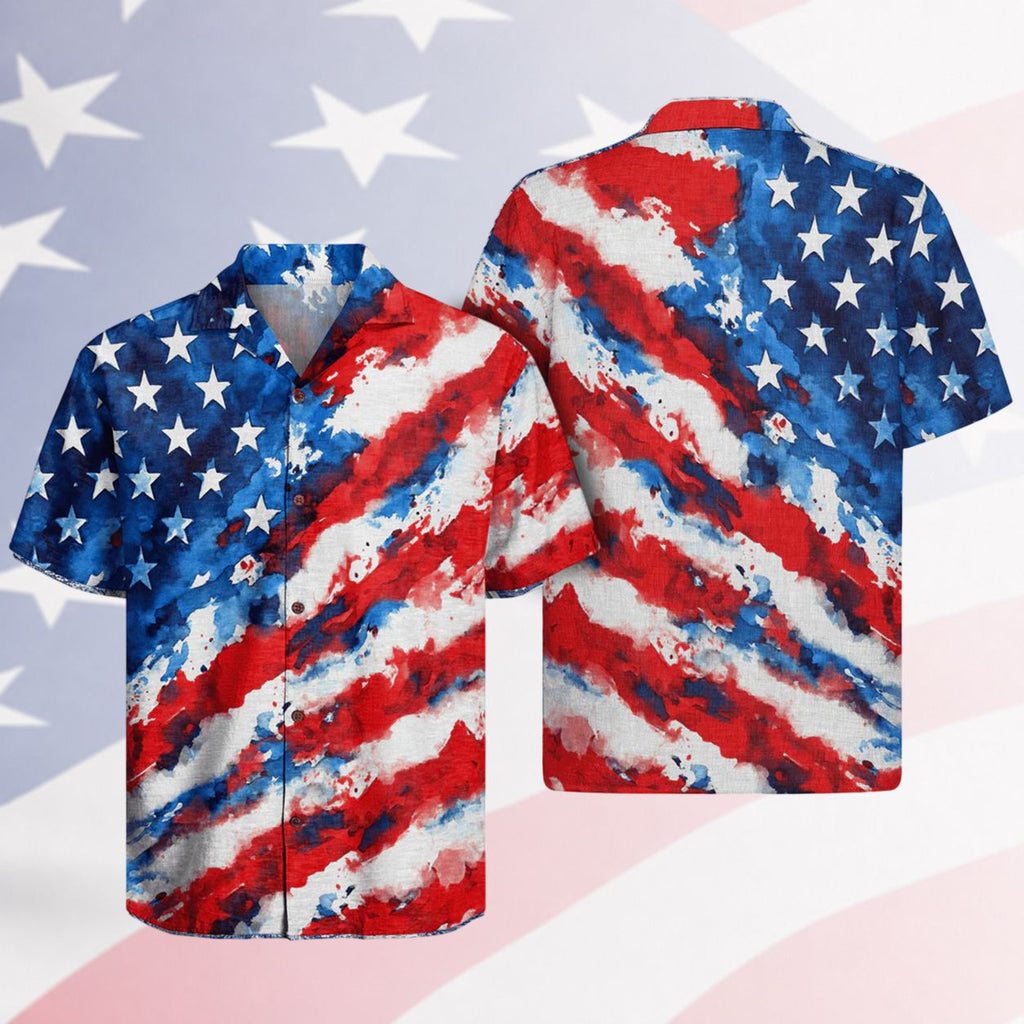 Star Spangled Hawaiian Shirt