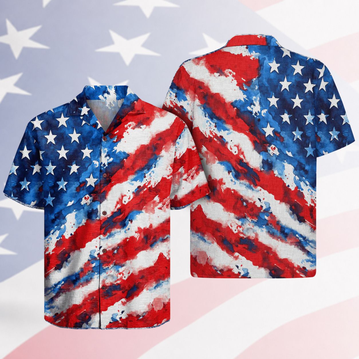 Star Spangled Hawaiian Shirt