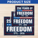 Flagwix American Flag - 250 Years Of Freedom 1776-2026 4th Of july Grommet Flag