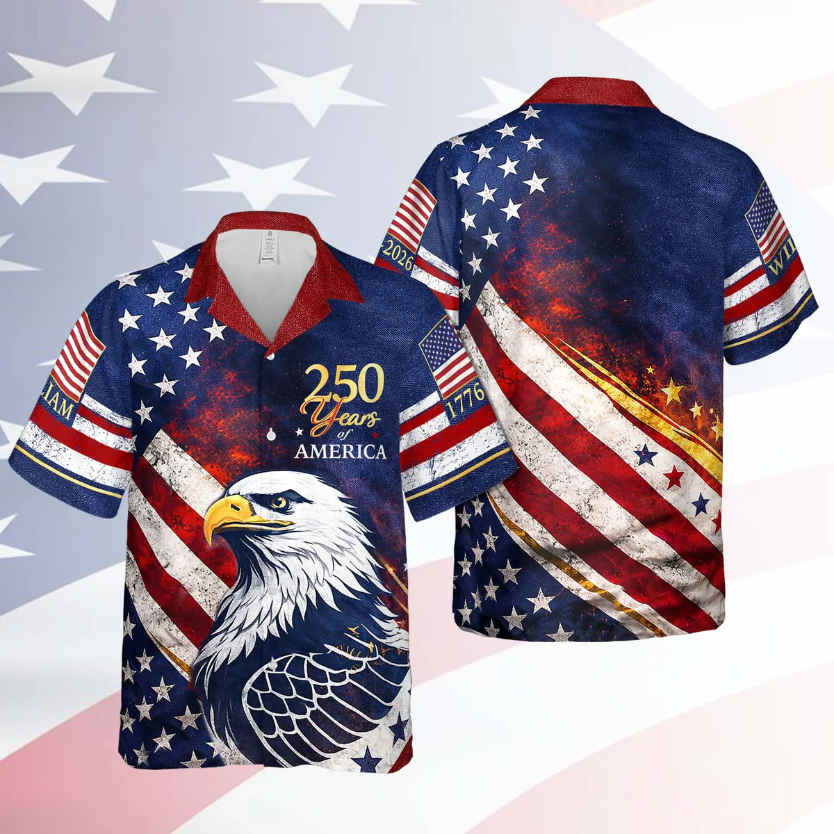 250 Years Faith And Freedom Hawaiian Shirt | US 1776–2026 Hawaiian Shirt | America AOP Hawaiian Shirt 684225