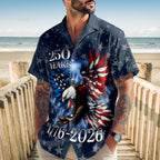 250 Years US Independence Day Hawaiian Shirt, USA 250th Anniversary AOP Hawaii Shirt 685269