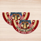 Personalized 250 Years of America Liberty Betsy Ross Vintage Fan Flag