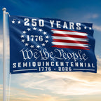 We The People 250 Canvas American Grommet Flag for 250th Anniversary