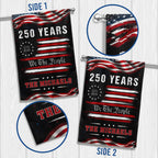 Personalized 250 Years of Freedom Semiquincentennial Decor, 1776 2026 Custom American Patriotic Flag