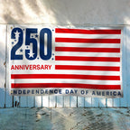Flagwix American Flag - 250 Anniversary Independence Day of America 4th Of july Grommet Flag