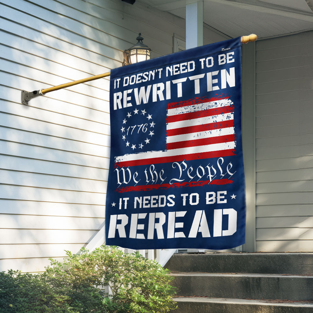 We The People Decor Flag for 250 Years of America Patriotic Decor