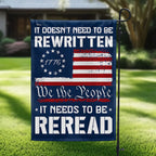 We The People Decor Flag for 250 Years of America Patriotic Decor