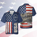 Patriotic 250 Years Hawaiian Shirt, Proud to Be an American AOP Hawaii Shirt, Vintage USA 1776–2026 Shirt 684911