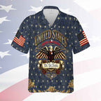 Vintage USA 250 Years Anniversary Hawaiian Shirt, Patriotic Eagle Freedom Faith AOP Hawaiian Shirt 684943