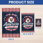 Flagwix American Flag - 250 years of America Semiquincentennial Eagle Flag