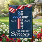 250 Years of Blessing God 1776 2026 Patriotic Flag 3-Day Shipping