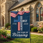 250 Years of Blessing God 1776 2026 Patriotic Flag 3-Day Shipping