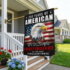 We The People Eagle Flag for July 4th America 250th Anniversary Decor