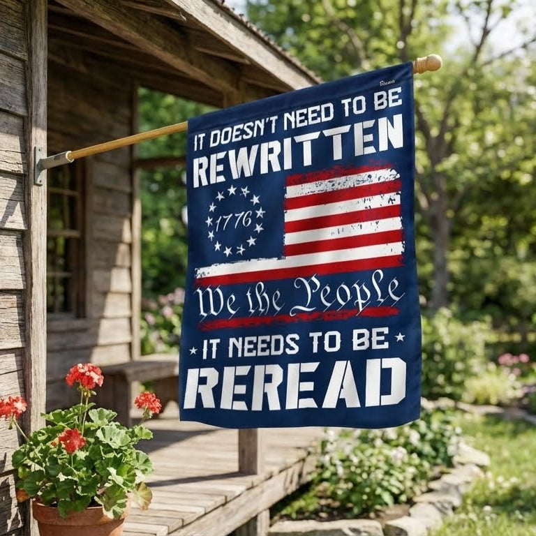 We The People Decor Flag for 250 Years of America Patriotic Decor