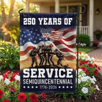 Flagwix American Flag Celebrating 250 Years of Service Veterans Day Semi quincentennial Patriotic Decor