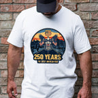 250 Years Route 66 Motor Patriotic T-Shirt | The Great American Road Tee