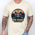 250 Years Route 66 Motor Patriotic T-Shirt | The Great American Road Tee