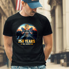 250 Years Route 66 Motor Patriotic T-Shirt | The Great American Road Tee