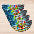 Puerto Rico 250th Anniversary Fan Flag | Celebrating Our Journey