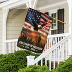 250th Anniversary American Flag | Eagle Statue of Liberty Patriotic Flag