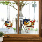 USA 250th Anniversary Suncatcher | Patriotic Eagle Liberty Hanging Decor