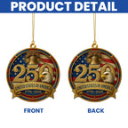 United States of America Patriotic Ornament, 250 Years Hanging Decor