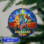 250th Anniversary Patriotic Ornament | Liberty 1776 2026 Independence Day