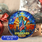 250th Anniversary Patriotic Ornament | Liberty 1776 2026 Independence Day