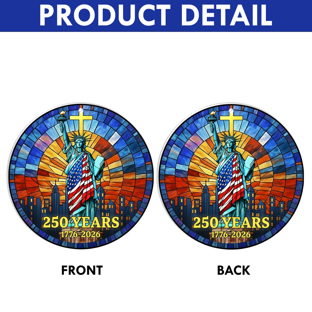 250th Anniversary Patriotic Ornament | Liberty 1776 2026 Independence Day