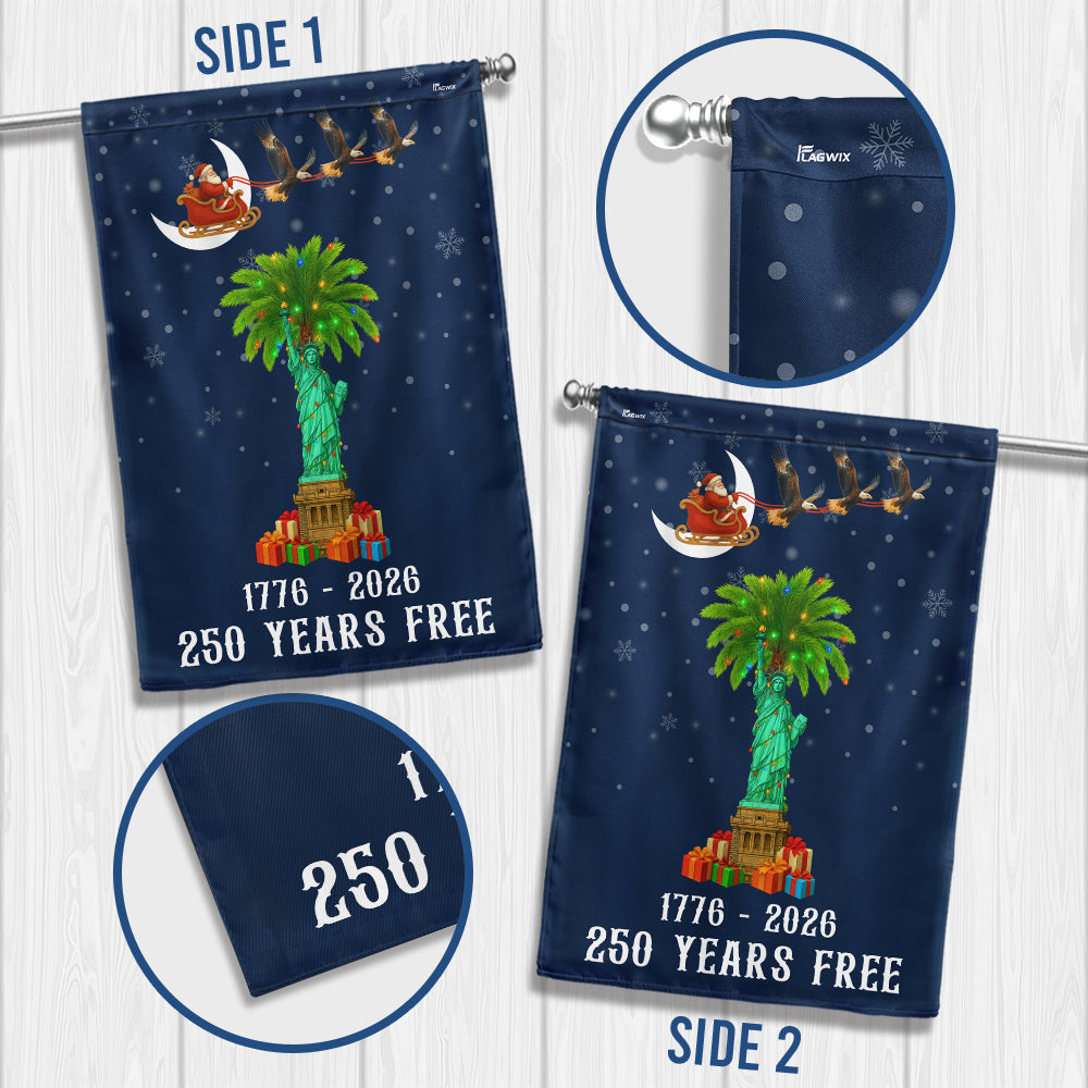 Patriotic Christmas Flag | South Carolina 250th Anniversary 1776–2026