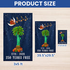 Patriotic Christmas Flag | South Carolina 250th Anniversary 1776–2026