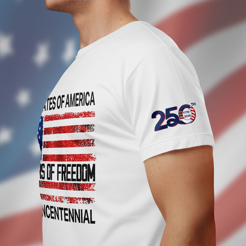 USA 250 Years of Freedom T-Shirt | Semiquincentennial Patriotic Tee