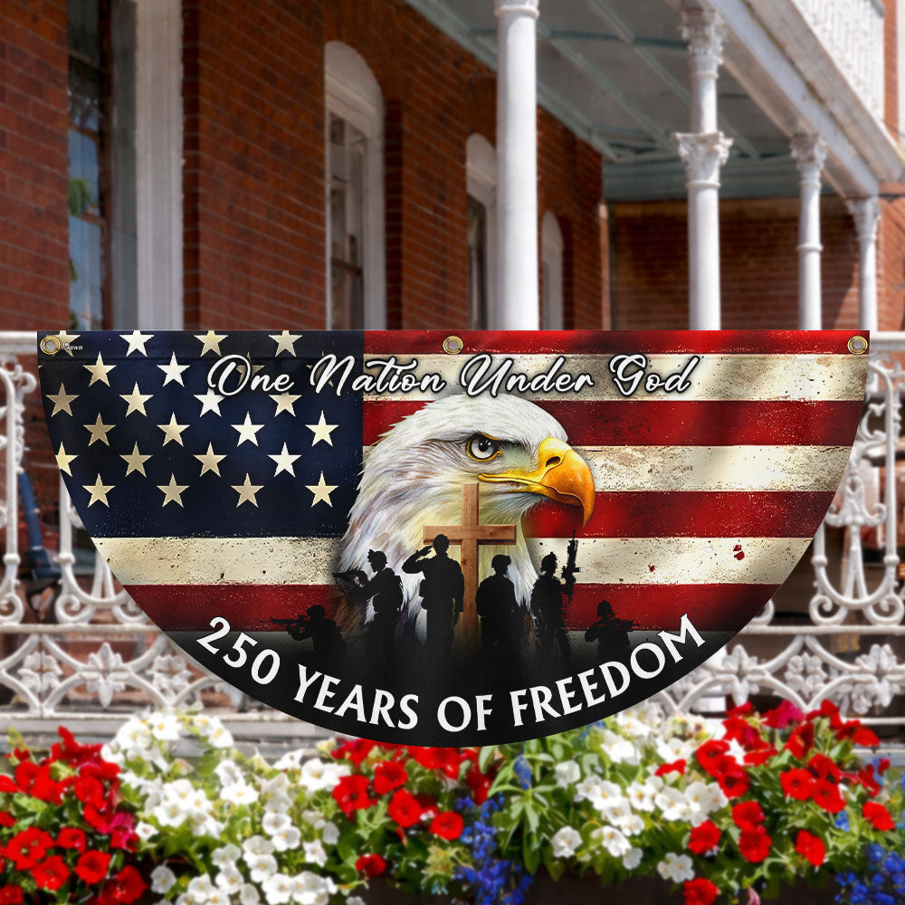US Veterans 250 Years of Freedom Flag, Semiquincentennial 1776 2026 Fan Flag