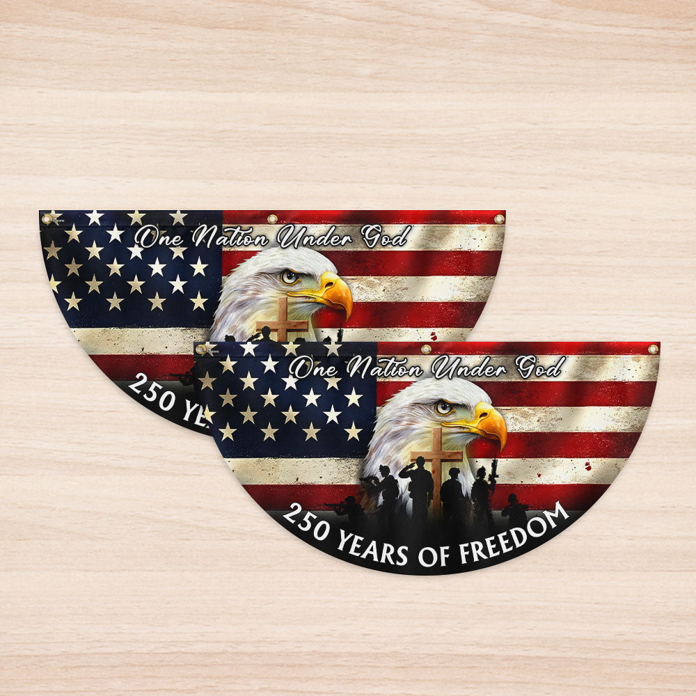 US Veterans 250 Years of Freedom Flag, Semiquincentennial 1776 2026 Fan Flag