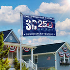 SC 250th Anniversary Flag | USA Semiquincentennial Patriotic Grommet Flag