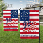 250th Anniversary Semiquincentennial 1776 2026 Patriotic America Flag