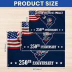 SC 250th Anniversary State Grommet Flag, South Carolina USA 1776–2026 Decor
