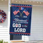 Patriotic 250 Years of America Blessed Nation 1776 2026 Flag