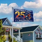 250th Anniversary United States of America Eagle Patriotic Grommet Flag