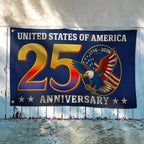 250th Anniversary United States of America Eagle Patriotic Grommet Flag