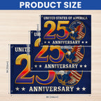 250th Anniversary United States of America Eagle Patriotic Grommet Flag