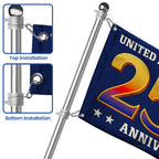 250th Anniversary United States of America Eagle Patriotic Grommet Flag