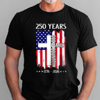 Patriot Christian 250 Years T-Shirt, USA Semiquincentennial 1776 2026 Tee