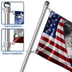One Nation Under God Grommet Flag for 250 Years Of Blessing Decoration