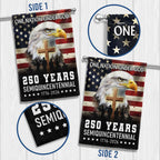 One Nation Under God 1776 2026 Semiquincentennial 250 Years American Flag